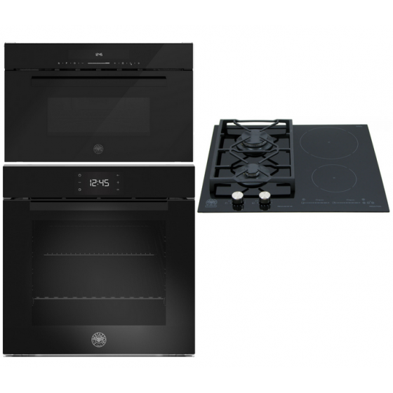 BERTAZZONI FMOD6115PLB2 + P652ILAGSFVN + FMOD3053WLB1 Σετ Εντοιχισμού Φούρνος Εστία Μικτή Μικροκυμάτων